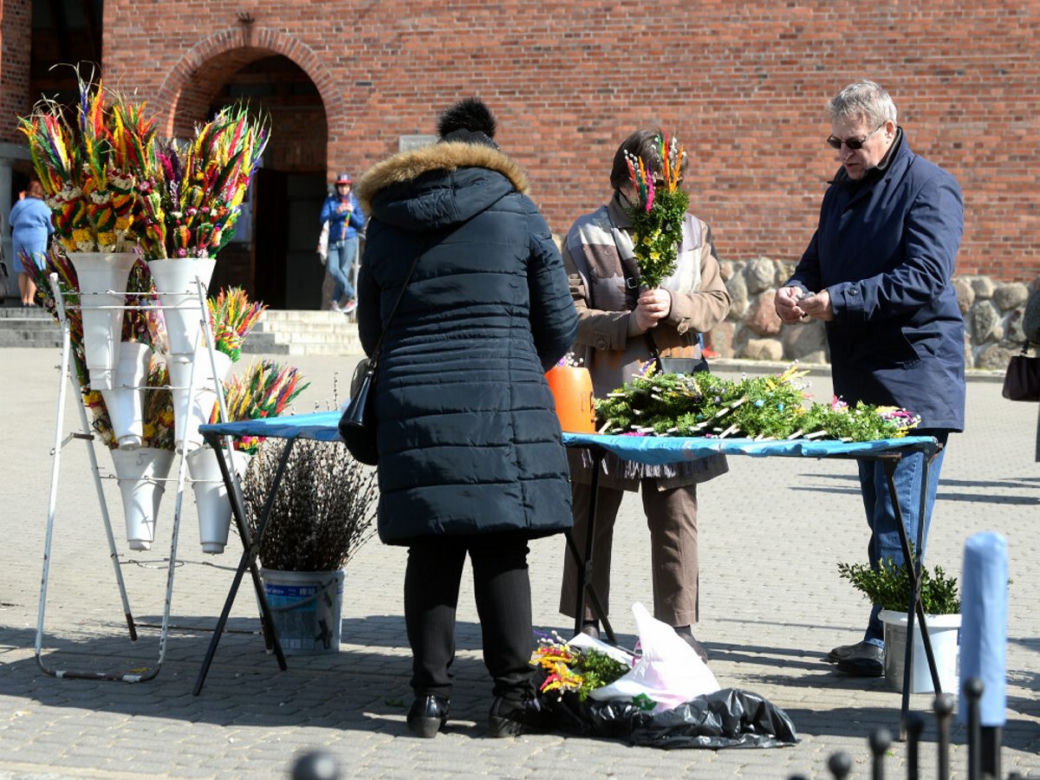 Święcenie palemek podczas pandemii 