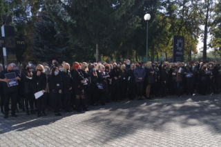 Protestowali pracownicy cywilni policji z Radomia 