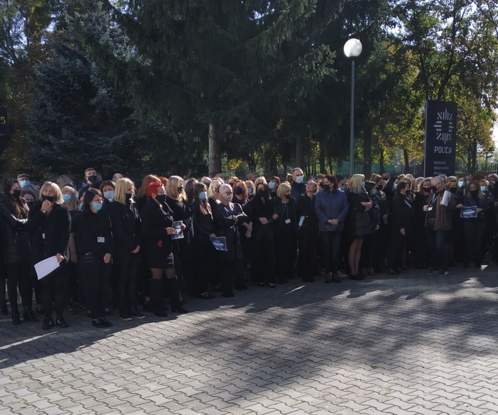 protest policjantów 
