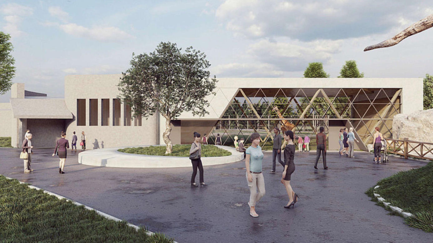 Nowy wybieg afrykański w Warszawskim ZOO - koncepcja architektoniczna
