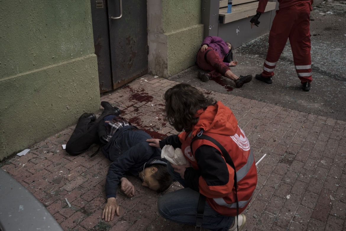Ukraina. Ostrzał rakietowy miasta Charków