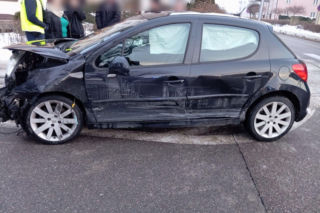 Kolizja w Lęborku (20.02.2026)