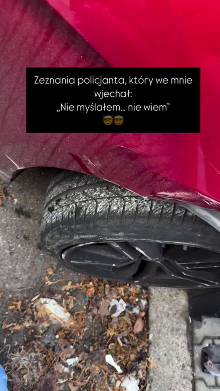 Karolina Pajączkowska miała wypadek przez policjanta! Auto skasowane!