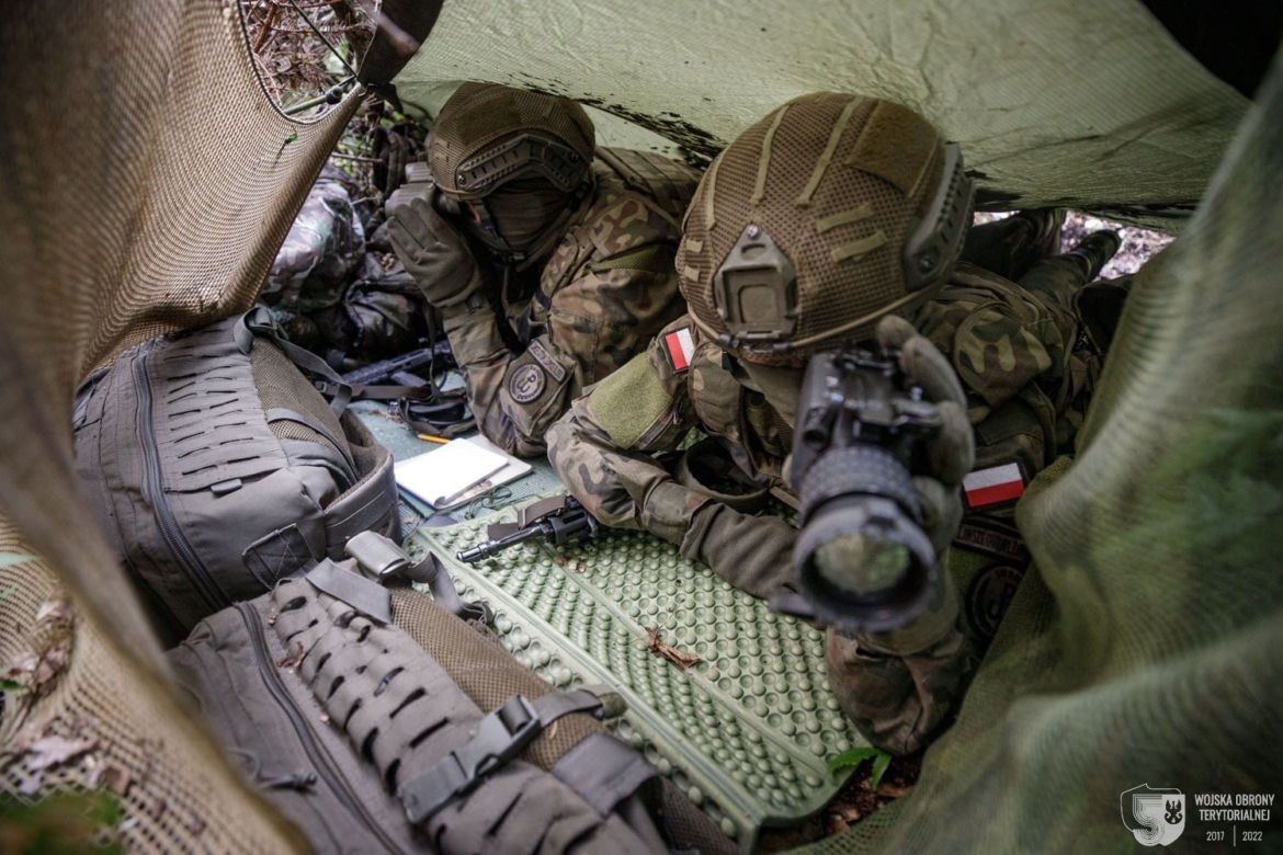 Podlaskie. Żołnierze WOT i wojsk operacyjnych uczestniczyli w szkoleniu pod kryptonimem KOP-22