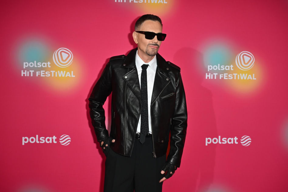 Krzysztof Ibisz odpalił tryb młodziaka. Dziubek i minki na festiwalu Polsatu