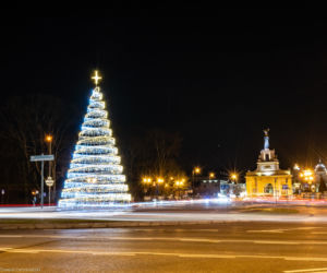Białystok. Świąteczne iluminacje rozbłysły w mieście. Coś pięknego. Musisz to zobaczyć!