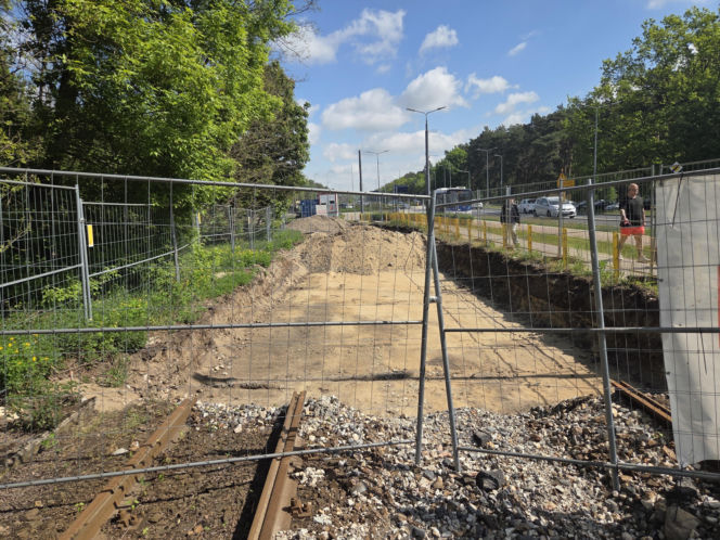 Przebudowa pętli tramwajowej w Lesie Gdańskim w Bydgoszczy. Byliśmy na placu budowy!