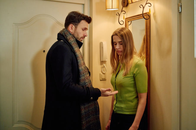 Na Wspólnej odc. 4195. Bartek Wichrowski (Krzysztof Wach), Eliza (Katarzyna Chorzępa)