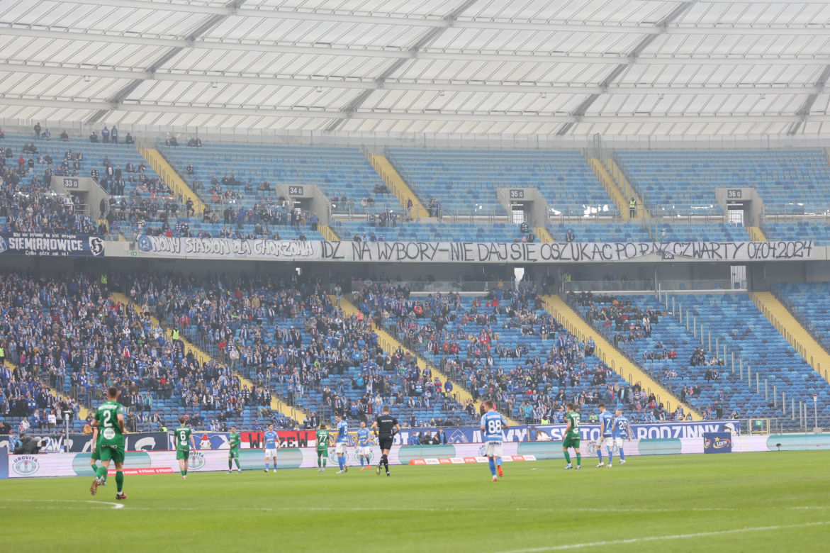 Ruch Chorzów-Warta Poznań na Stadionie Śląskim