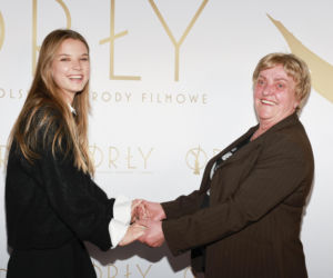 Iga Lis na pokazie filmu Bałtyk