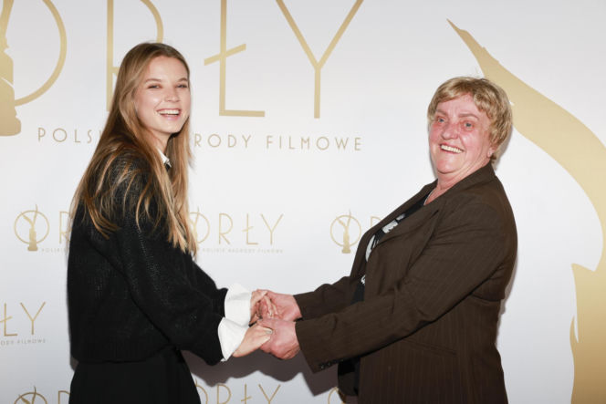 Iga Lis na pokazie filmu "Bałtyk"