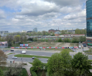 Przyszła lokalizacja inwestycji mieszkaniowej Aleje 138 w Warszawie