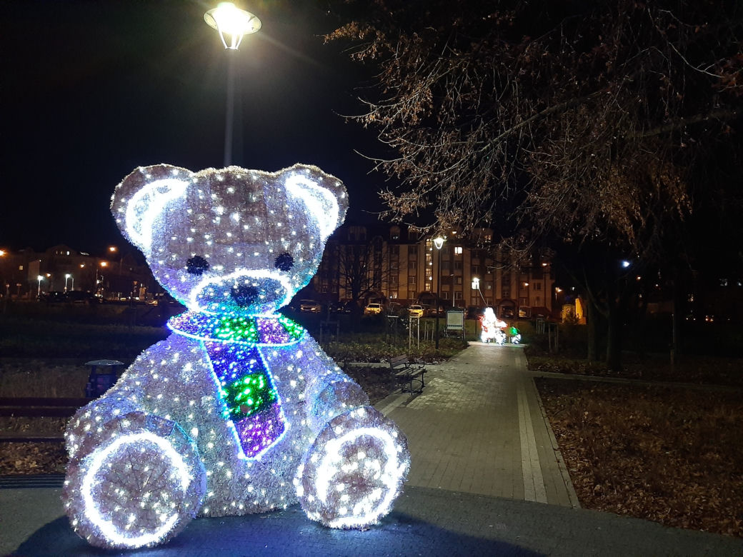 Świąteczne iluminacje w Łomży