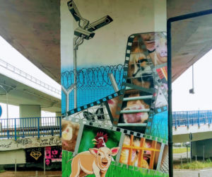 Murale na filarach Trasy Zamkowej
