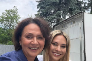 Joanna Kuberska (Julka z M jak miłość) i Małgorzata Pieńkowska (Marysia) spotkały się na planie