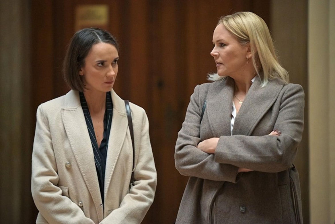 Pierwsza miłość, odcinek 3985: Melka (Ewa Jakubowicz), Łucja Reterska (Anna Samusionek)