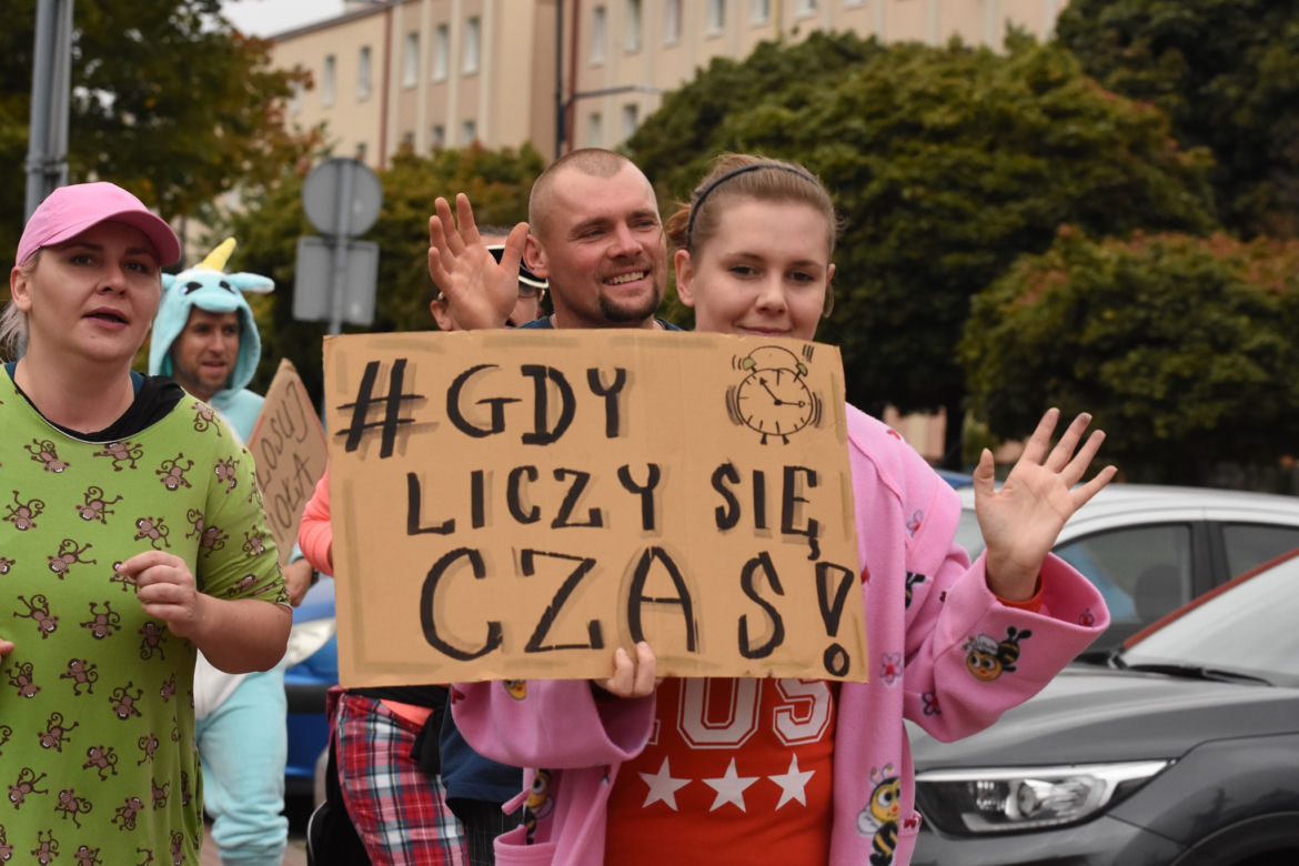 Bieg w piżamach