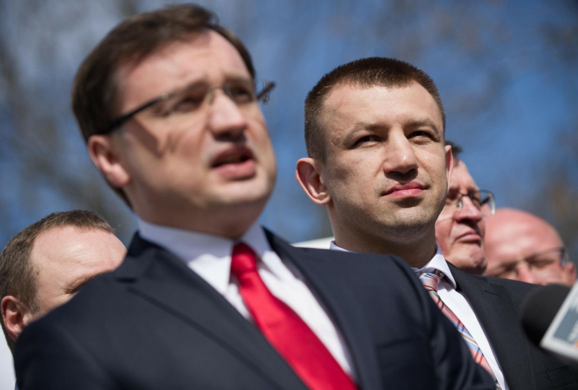 Zbigniew Ziobro i Tomasz Adamek