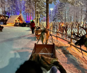 Rovaniemi w Finlandii. Wioska Świętego Mikołaja