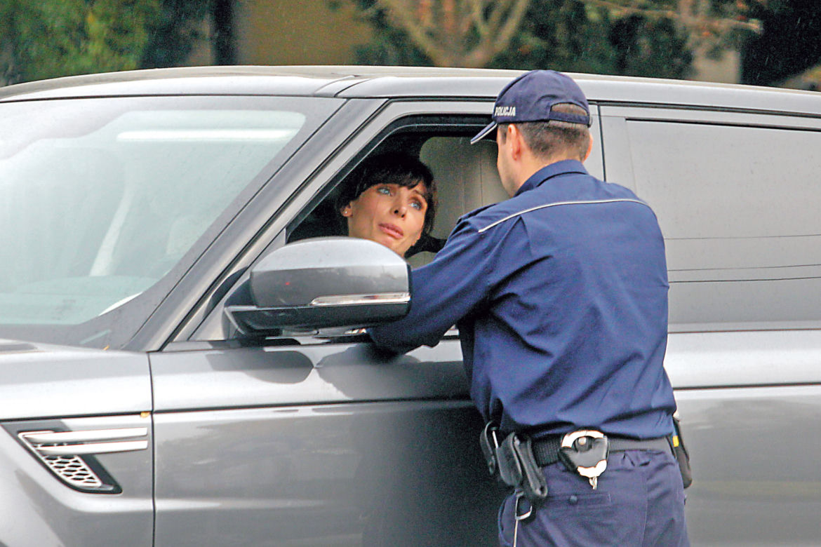 Wzięła policjanta na litość