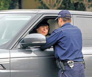 Wzięła policjanta na litość