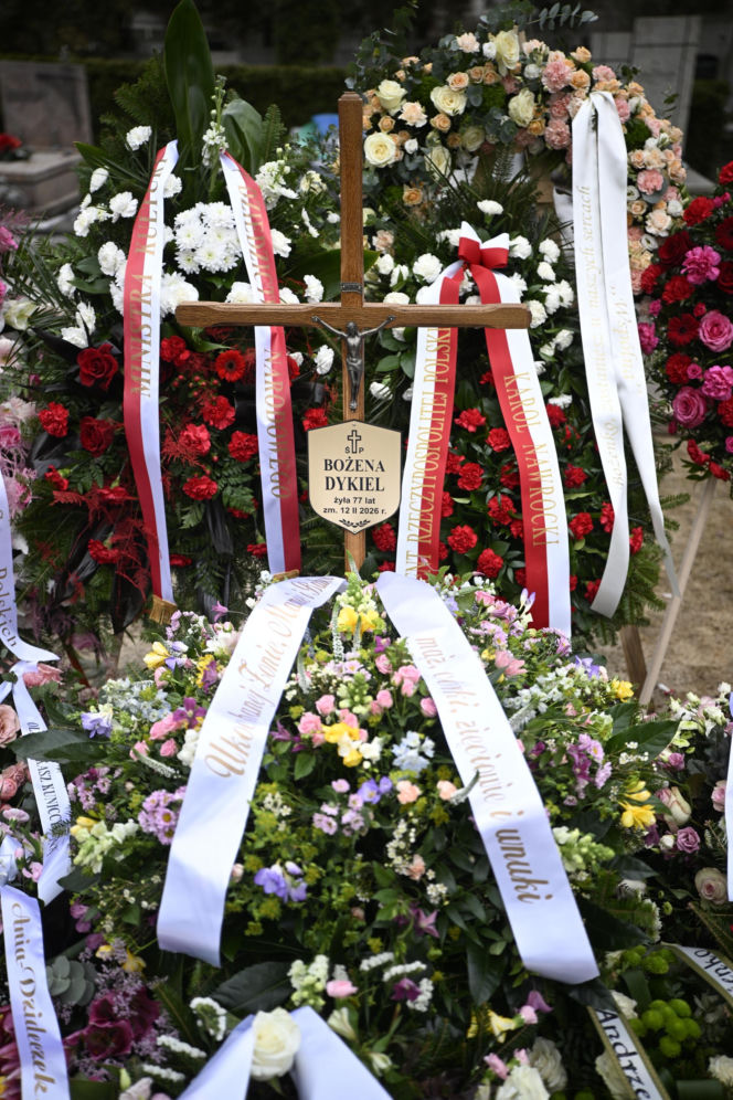 Bożena Dykiel spoczęła na Powązkach Wojskowych