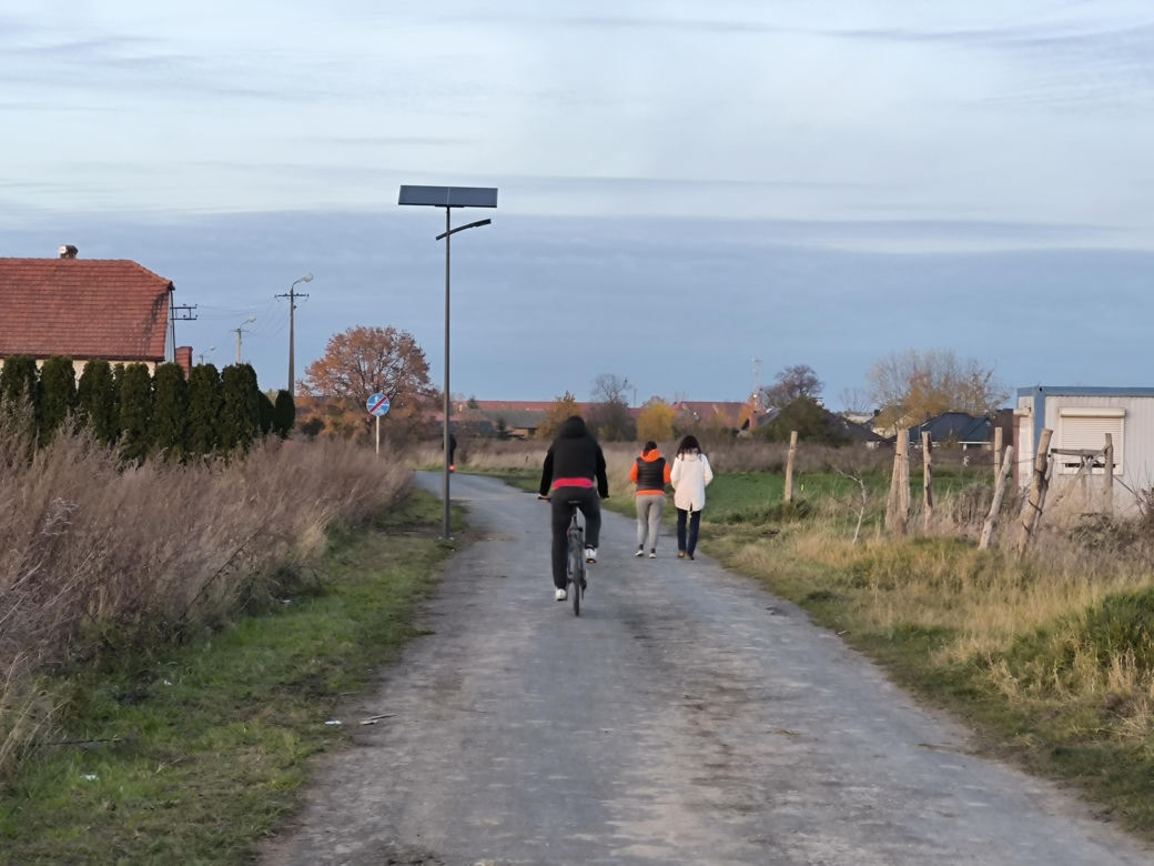 Nowe lampy na Antonińskiej