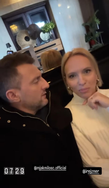 M jak miłość na planie. Dorota (Iwona Rejzner), Bartek (Arkadiusz Smoleński)