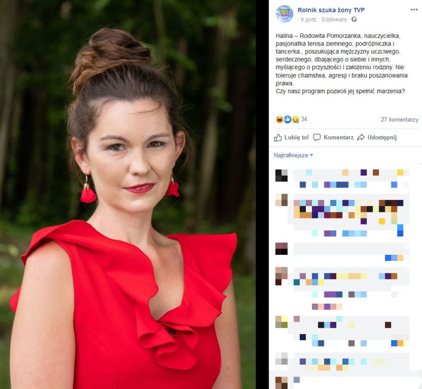 Halina Miszewska: "Rolnik szuka żony"