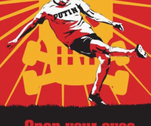 Solidarni 2010. Ulotki na Euro 2012. PUTIN! Europo otwórz oczy!