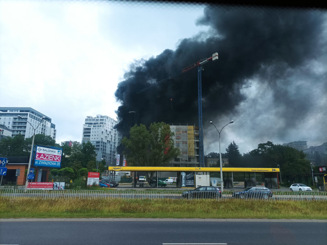 Pożar ul. Północna Lublin