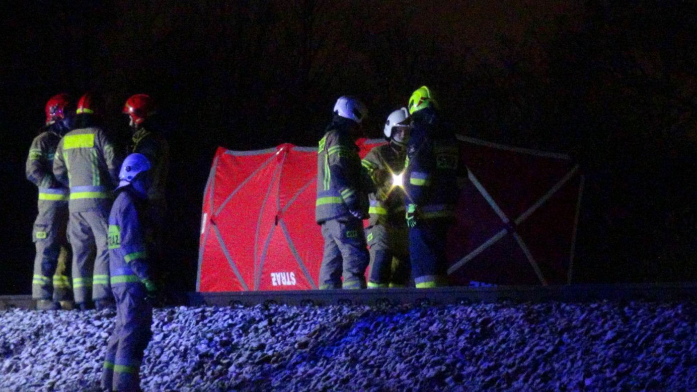 Tragedia w Ząbkach. Śmierć na torach, pieszy nie miał szans