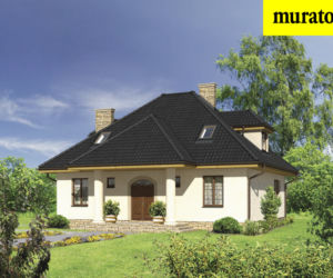 Projekt domu w stylu dworkowym