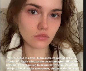 Dominika Kachlik na Instagramie o chorobie