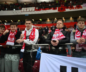 Tak się bawią kibice na meczu Polska - Albania. Gorąca atmosfera na PGE Narodowym