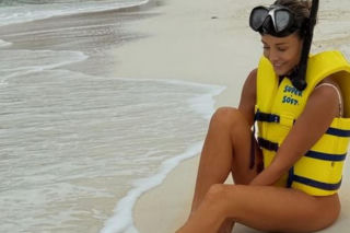 Małgorzata Rozenek i Radosław Majdan nurkują  Malediwach