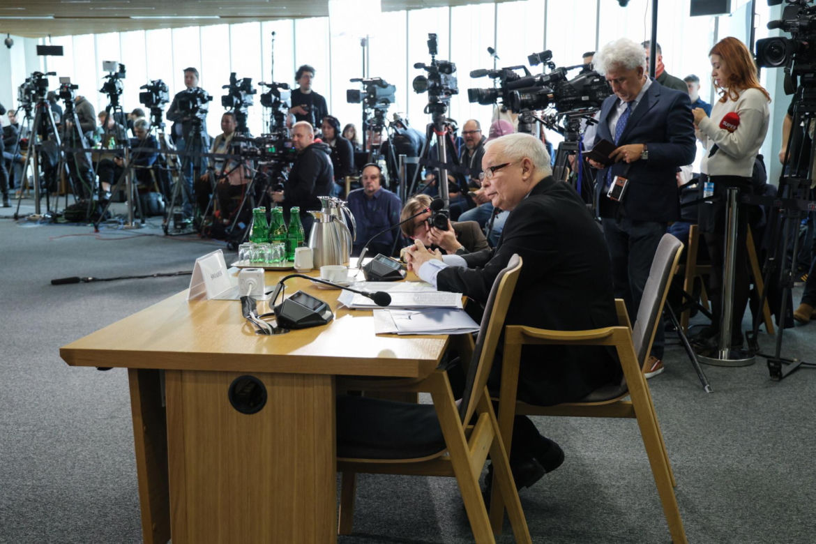 Jarosław Kaczyński. Sejmowa komisja śledcza w sprawie Pegasusa