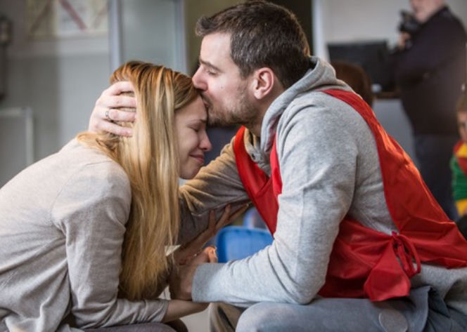 Skazane odc. 1. Marta (Paulina Gałązka), Rafał (Antoni Pawlicki)