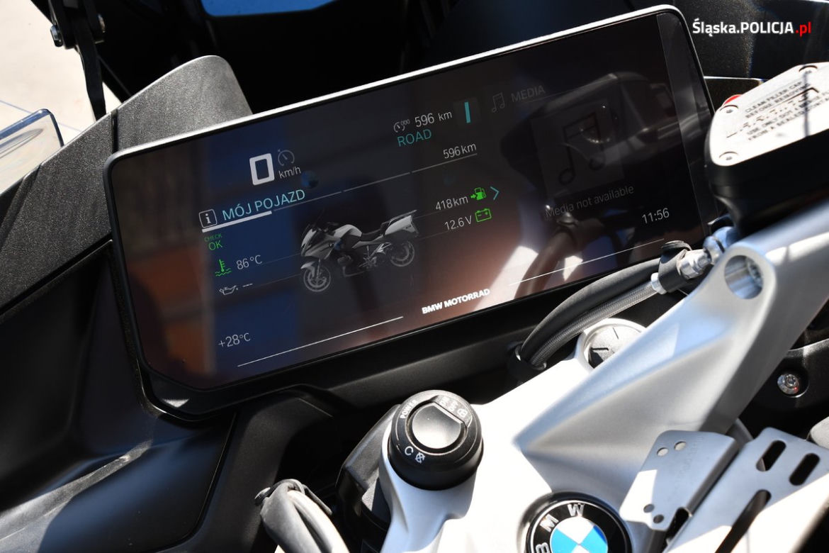 Nowe policyjne motocykle dostali policjanci w województwie śląskim