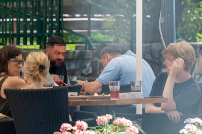 Gołota ze znajomymi