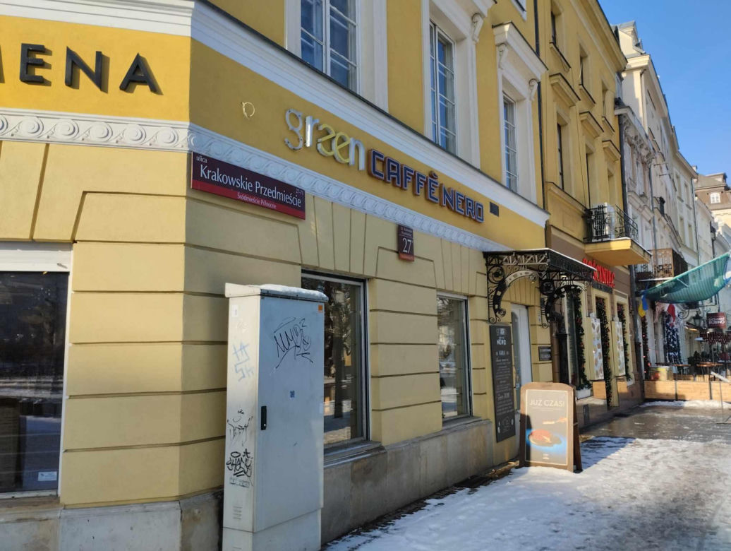 Green Caffè Nero - Telimena na Krakowskim Przedmieściu 