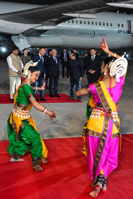 Donald Tusk w Indiach