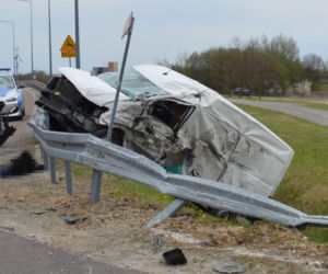 Poważny wypadek na DK 74