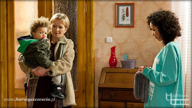 BARWY SZCZĘŚCIA. Sara Brown (Dominika Kimaty), Barbara (Sławomira Łozińska), Jaś (Julian Wiszniewski)