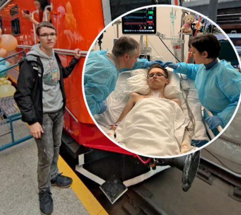 Dominik pomagał matce z wózkiem, stracił obie nogi. Kierownik pociągu czeka na badanie psychiatryczne