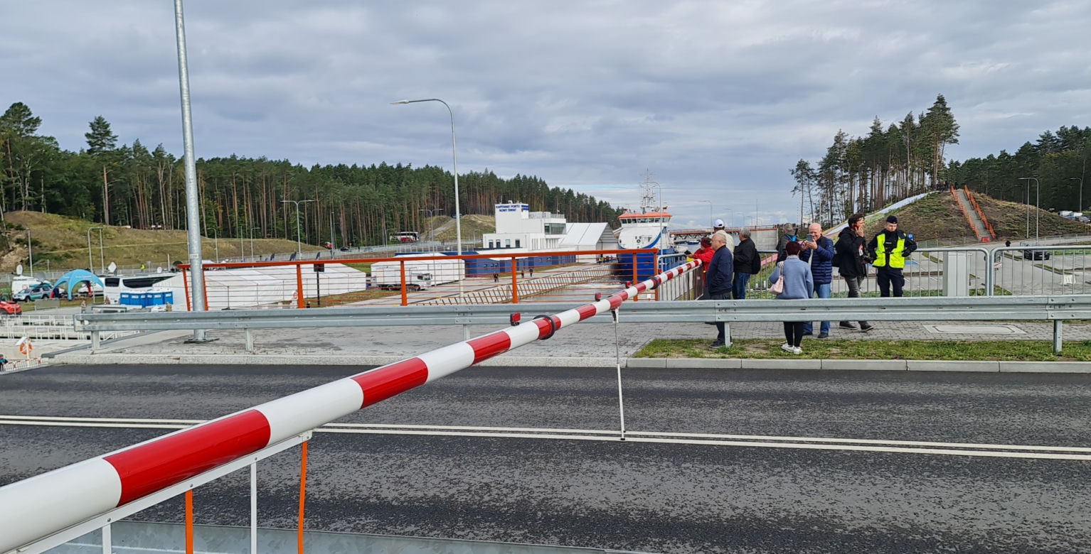 Otwarcie kanału żeglugowego przez Mierzeję Wiślaną