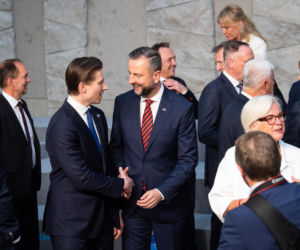 wicepremier - minister obrony narodowej Władysław Kosiniak-Kamysz wziął udział w spotkaniu ministrów obrony NATO w Brukseli