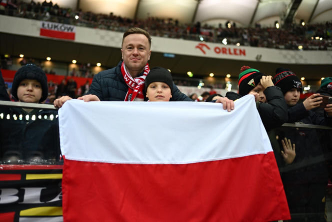 Tak się bawią kibice na meczu Polska - Albania. Gorąca atmosfera na PGE Narodowym