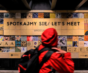 Mural w przejściu Słodowym