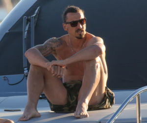 Zlatan Ibrahimović z rodziną na jachcie